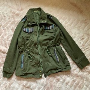 Olive green military Jacket